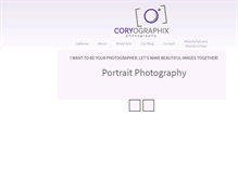 Tablet Screenshot of coryographix.com